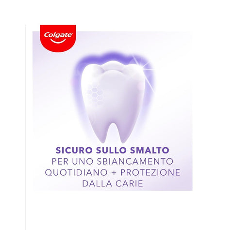 Colgate Zahncremes 12x Colgate Max White Purple Reveal Zahnaufhellende Zahnpasta mit Minzgeschmack, 75 ml
