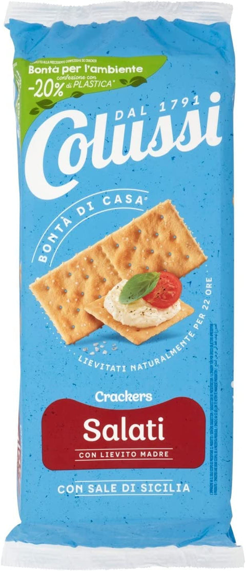 Colussi Crackers salati Salzgebäck gesalzen 500 g kekse biscuits salted cookies italienisch Original