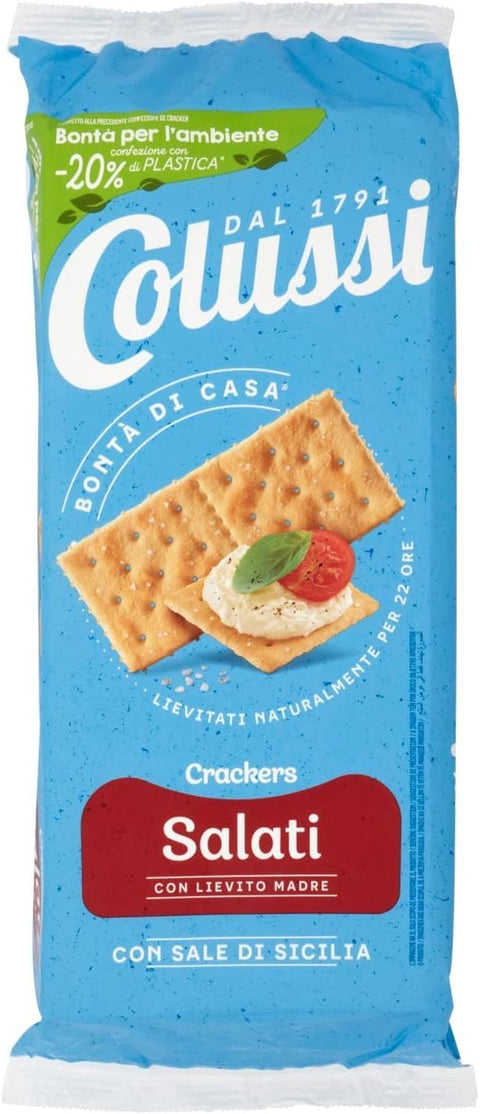 Colussi Crackers salati Salzgebäck gesalzen 500 g kekse biscuits salted cookies (6) italienisch Original