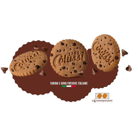 12x Colussi Sempre con Te frollino con Gocce di Cioccolato Schokoladenkekse 288 g