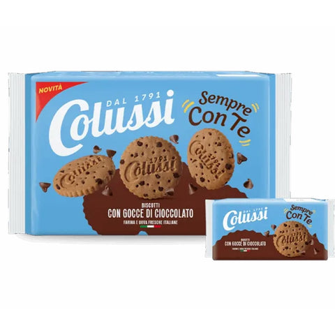3x Colussi Sempre con Te frollino con Gocce di Cioccolato Schokoladenkekse 288 g