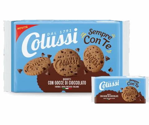 Colussi Kategorien 12x Colussi Sempre con Te frollino con Gocce di Cioccolato Schokoladenkekse 288 g
