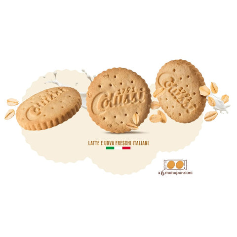 3x Colussi Frollino con latte e fiocchi d’avena Keks mit Milch und Haferflocken 288Gr