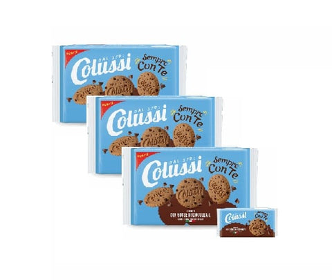 Colussi Kategorien 3x Colussi Sempre con Te frollino con Gocce di Cioccolato Schokoladenkekse 288 g