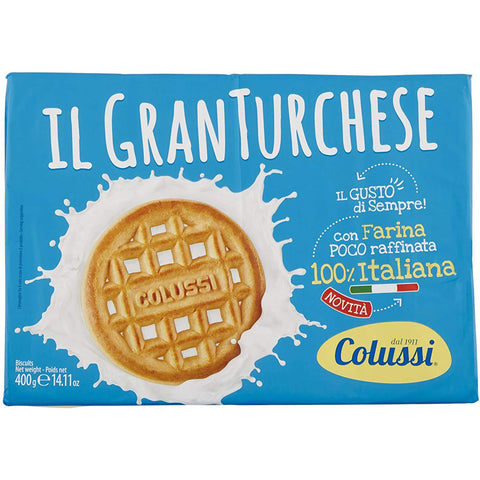 Colussi Granturchese Gran turchese biscuits cookies kuchen Butterkeks 12x 400g Original italienisch