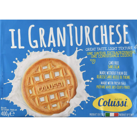 Colussi 'Gran Turchese' Mürbteigkekse 3x400g Original italienisch