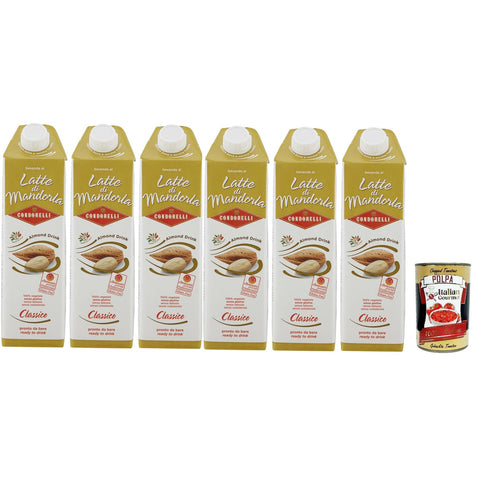 Condorelli Bevanda dolce alla mandorla, almond drink, Erfrischendes Mandelgetränk, soft drink 6x 1 lt italienisch Original