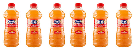 Yoga Succo di Frutta Multivitamine Multivitamin Fruchtsaft Saft PET Flasche Fruit Juice 6x1l Original italienisch Getränk