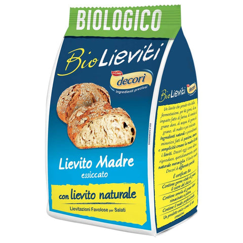 CONTECOM Decorì Bio Mutterhefe, mit Vitalkeimen aus gemahlenem Weizen, mehr Geschmack und Leichtigkeit, ideal zum Backen 105 g Original italienisch