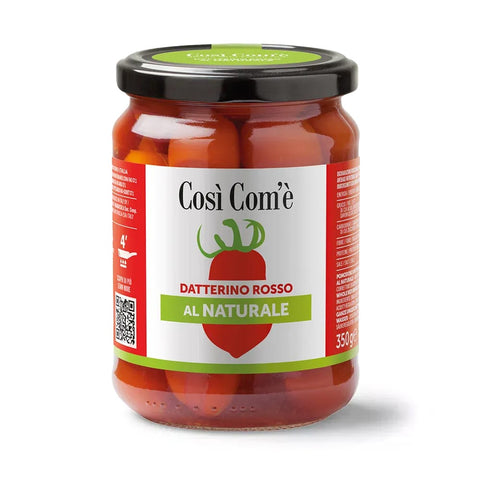 Così Com’è Datterino Rosso al naturale natürliche rote Datterino-Tomate 12x 350g