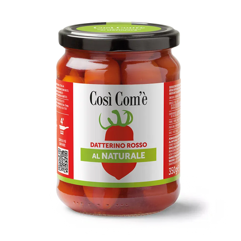 Così Com'è Gemüse Così Com’è Datterino Rosso al naturale natürliche rote Datterino-Tomate 6x 350g 8017995100396