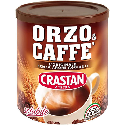 Crastan 1870 Malzkaffee Crastan 1870 Crastan Orzo und Instant Caffè 'Solubil' 120 g Kaffee, Gerste Ohne Zusatz, einzigartige Zutatenkombination Pouch Kaffeegetränk italienisch Original 8008105800091