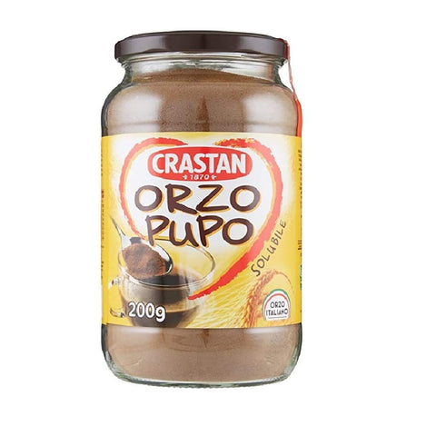 Crastan Instantkaffee Crastan Orzo Pupo Instant lösliche Gerste Getreidekaffee Kaffee 200 g 3x italienisch Original
