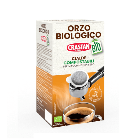 Crastan Kaffeekapseln Crastan Orzo bio in cialde Bio-Gerste 18 Pads für Espressomaschine 8007100069601
