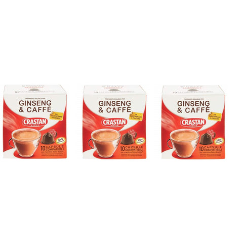 Crastan Kapseln & Pads Crastan caffè Ginseng und Kaffee Dolce gusto pads Kapseln KAFFEEKAPSELN 3x italienisch Original 8007100044721
