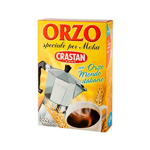 Crastan Orzo Moka Coffee Sofort löslicher Gerstenkaffeeersatz 1x500g Original italienisch Getränk