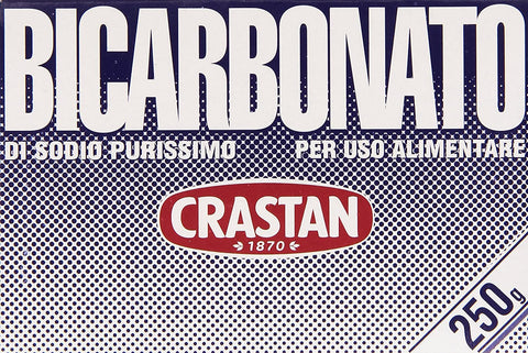 Crastan Natron 6x Crastan Bicarbonato di sodio purissimo reines Natriumbicarbonat für den Heimgebrauch und für Lebensmittel 250g 8007100094467