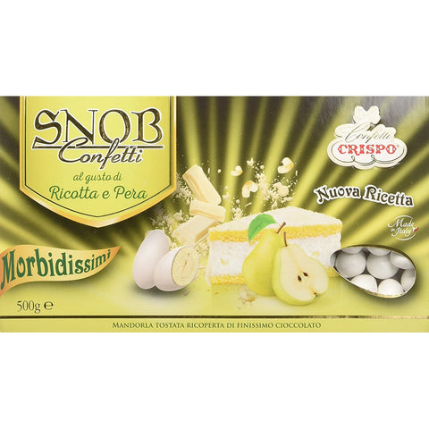 CRISPO CONFETTI | Snob alla Mandorla | RICOTTA E PERA | 500 gr Original italienisch