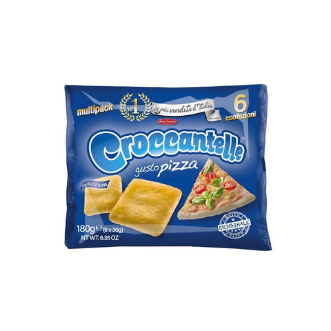 Croccantelle Snack MHD 02/09/2023 Croccantelle Multipack Snack Gusto Pizza 180g 8011795102154