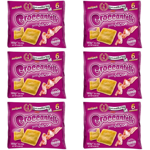 Croccantelle Gusto Bacon Speck multipack aus italien 6x 210 g Original italienisch