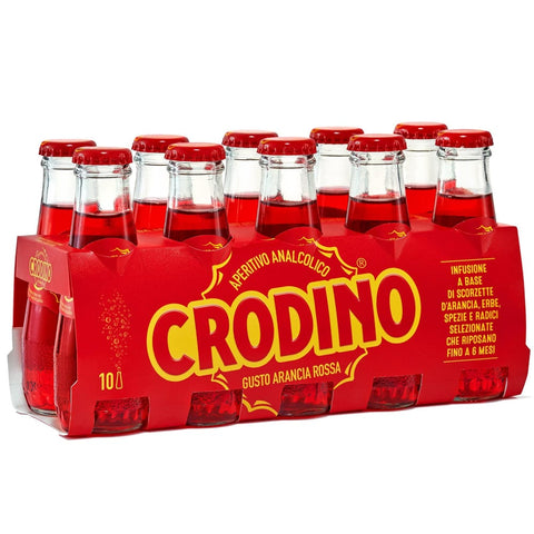 Crodino Getränke, Kaffee & Tee Crodino Arancia Rossa, 100 Ml (10Er Pack) Original italienisch 8006009002009