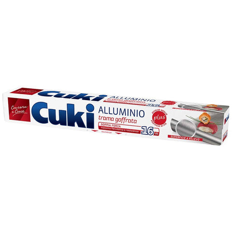 Cuki Haushaltsrollen, Folien & Papier Cuki – Alufolie, Extra stark, hält länger frisch, 16 m 8003980010115