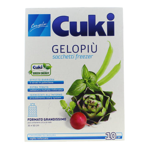 Cuki Haushaltsrollen, Folien & Papier Cuki gelopi, Taschen Freezer, (10 Stück) 8003980030519