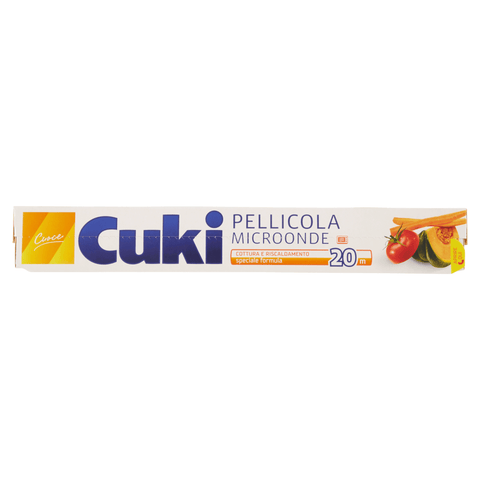 Cuki Papier für den Ofen Cuki Pellicola Microonde Mikrowellenfilm 20 m 8003980190015