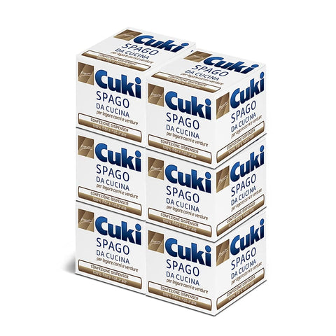 Cuki Schnüre & Fäden CUKI 52001 Küchenschnur für Fleisch und Gemüse, 60 m, 6 Packungen 8003980154017