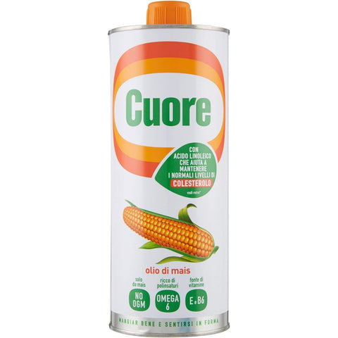 Cuore Olio olio mais aus italien Maissamenöl Maiskaimöl Maisöl Corn Oil 1 Lt Oliven italienisch Original