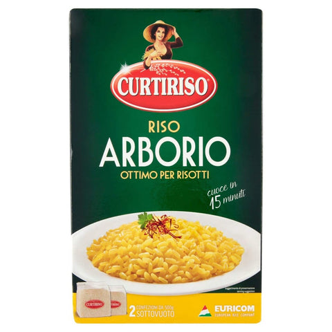 Curtiriso Reis Curtiriso Riso Arborio - Mittelkorn-Reis für Risotto, 1er Pack (1 x 998 g) Original italienisch 8017759011104