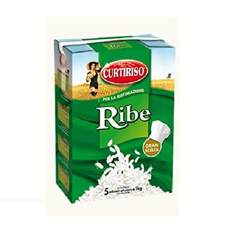 Curtiriso Reis Curtiriso Riso Ribe-reis 5 Beuteln 1 kg Italienisch Reis 8017759645354