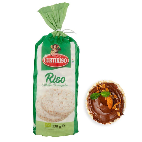 Curtiriso Reiskuchen 4x Curtiriso Riso Gallette Biologiche Bio-Kekse 130 g 8017759644227