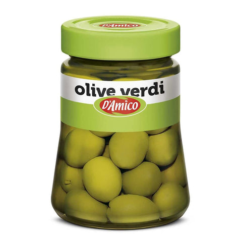 D'amico Gemüsegerichte D'amico Olive Verdi in Salamoia Grüne Oliven in Salzlake 300 g italienisch Original Gemüsegericht 8005695005011