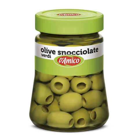D'amico Gemüsegerichte D'amico Olive Verdi Snocciolate in Salamoia Entkernte Grüne Oliven in Salzlake 290g italienisch Original 800569505165