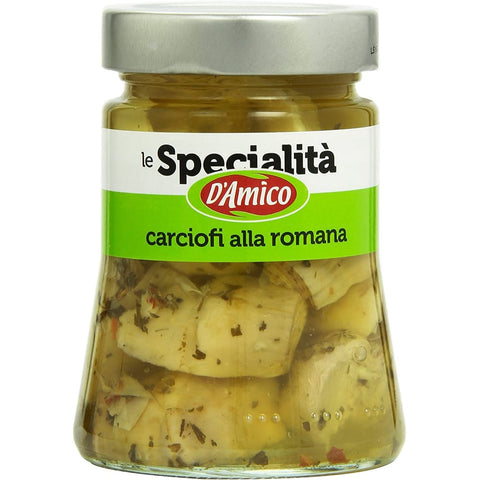 D'amico Saucen & Marinaden D'amico Carciofi alla Romana Artischocken mit Stielen in Sonnenblumenöl gekleidet Gr.280 3x italienisch Original 80646488
