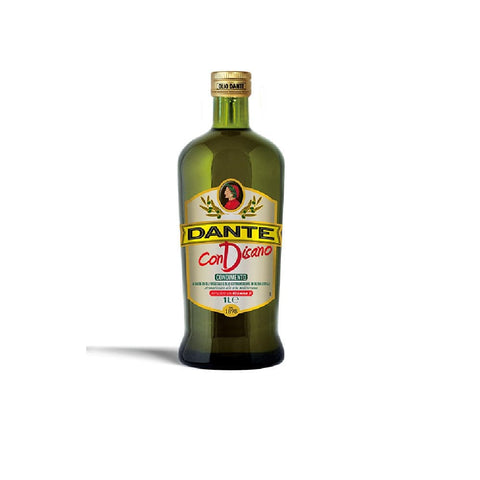 Dante Olivenöl Dante ConDisano Pflanzliche und native Olivenöle extra im Glas (1L) 8033576196374