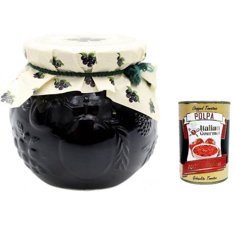 Darbo Confettura Naturrein Konfitüren Darbo Confettura Naturrein Mirtilli Neri, D'arbo Schwarze Blaubeeren Marmelade jam 640 G 3x Original italienisch inkl. Italian Gourmet Polpa 400g 9001432032486