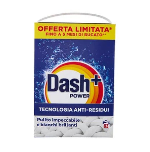 Dash Weiß- & Vollwäsche Dash Power Detersivo Lavatrice in Polvere, Waschpulver, schnell löslich, 83 Waschladungen, 4150 g 8700216742009
