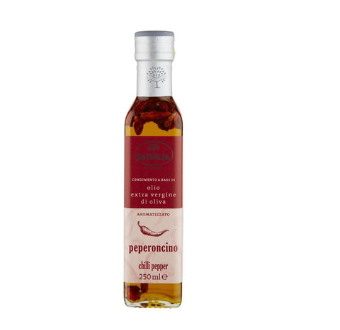 Olitalia Olio Condimento a Base di olio extra vergine di oliva all'aroma di peperoncino, Extra Natives Olivenöl Chili -Pfeffer geschmack 250ml SONDERANGEBOT