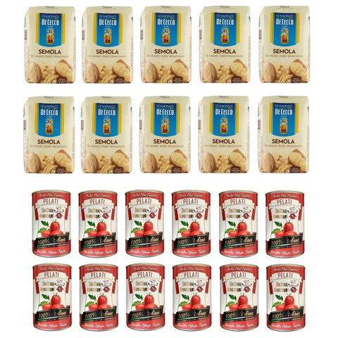 De Cecco Gemüse De Cecco Testpaket Semola Remillierter italienischer Hartweizengrieß ( 10 x 1 Kg ) Gemüse italienisch Original 8001250861764