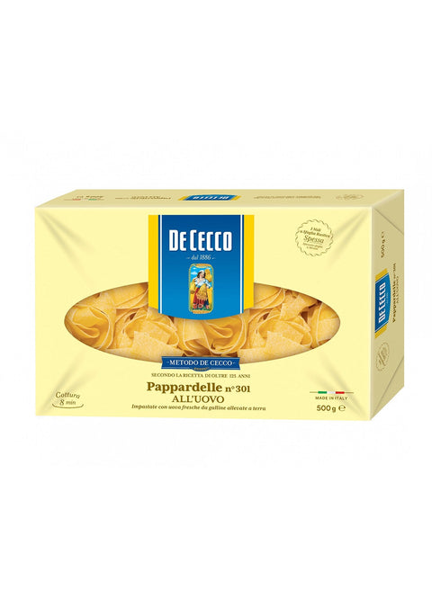 De Cecco Internationale Nudeln 10x Pasta De Cecco 100% Italienisch Pappardelle n. 301 Nudeln mit ei 500g 8001250253019
