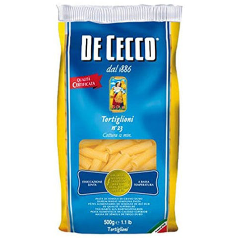 De Cecco Nudeln 'Tortiglioni' n.23 500 g 3x italienisch Original Pasta
