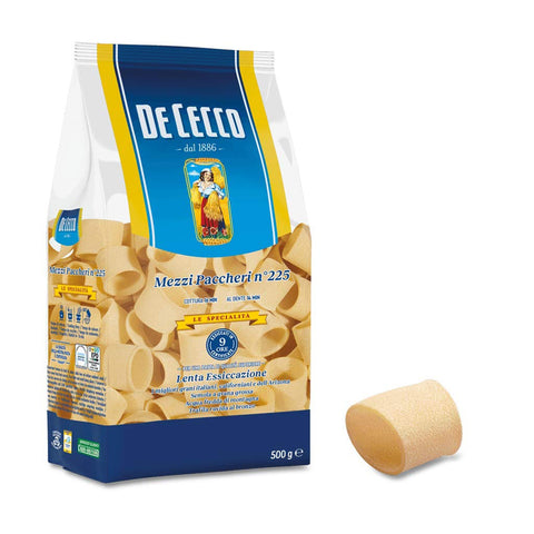De Cecco Pasta 100% Mezzi Paccheri n. 225 Nudeln 5x500g Original italienisch