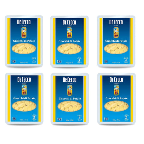 De Cecco Pasta 100% Gnocchi di patate Nudeln 6x500g Original italienisch