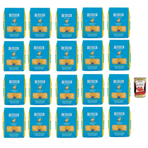 De Cecco Anellini N°71, 100% Pasta Nudeln 20x500g Original italienisch