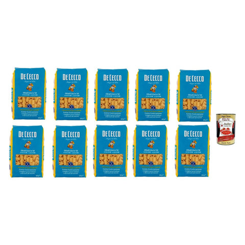 De Cecco Internationale Nudeln De Cecco Ditali Lisci N°58, 100% Italienisch Pasta Nudeln 10x 500 g Internationale Nudeln Original 8001250120588