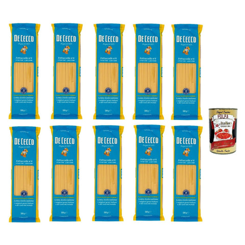 De Cecco Fettuccelle N°6 100% Pasta Nudeln 10x500g Original italienisch