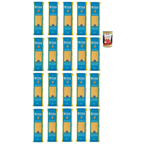 De Cecco Internationale Nudeln De Cecco Fettuccelle N°6 100% Italienisch Pasta Nudeln 20x 500g Original italienisch inkl. Italian Gourmet Polpa 400g 8001250120069