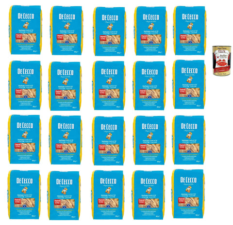 De Cecco Internationale Nudeln De Cecco Mafaldine corte N°32 100% Italienisch Pasta Nudeln 20x 500g + Italian Gourmet Polpa 400g 8001250017833